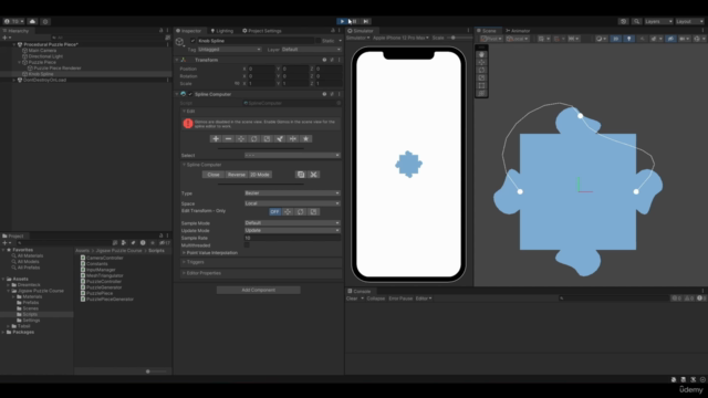 Create a Procedural Jigsaw Puzzle Mobile Game from Scratch – Screenshot 4