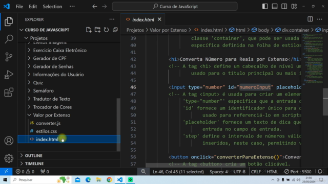 Curso JavaScript do Básico ao Avançado + 132 Projetos Reais – Screenshot 2