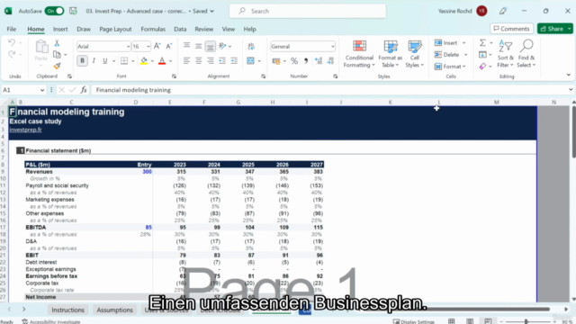 Finanzmodellierung: Vollständiger Finanzkurs in Excel – Screenshot 4