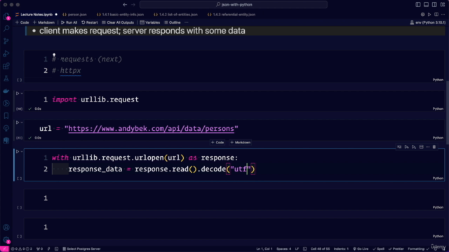 The Ultimate JSON With Python Course + JSONSchema & JSONPath – Screenshot 1