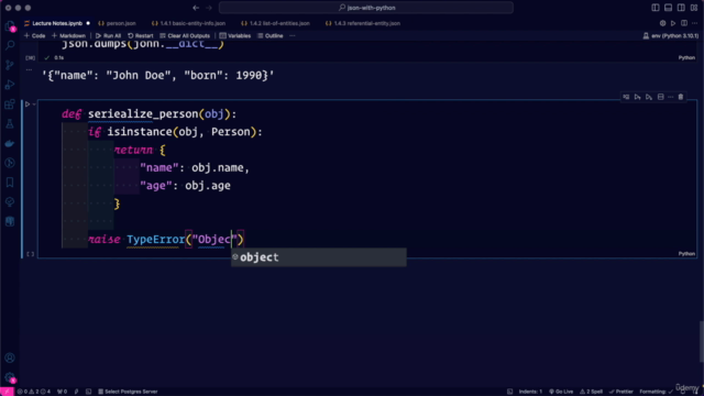 The Ultimate JSON With Python Course + JSONSchema & JSONPath – Screenshot 2