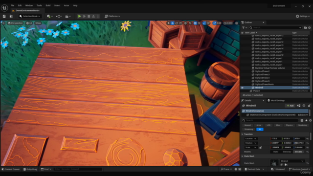 Learn Stylized Game Environment Creation : Blender and UE5 – Screenshot 2