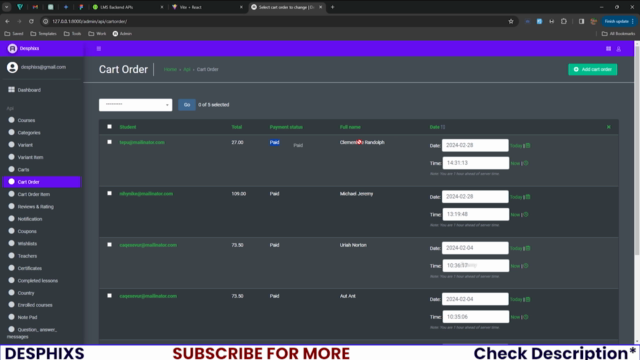 Build a Learning Management System with Django and React – Screenshot 3