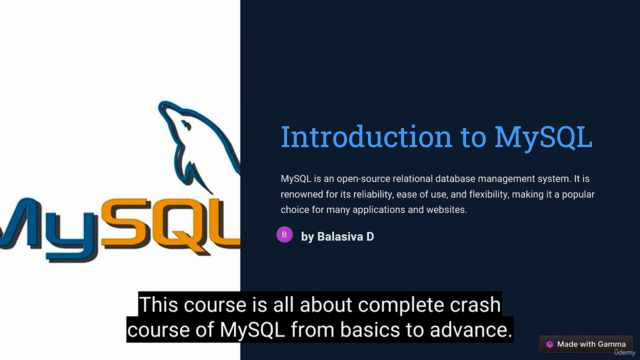 MySQL Ultimate Course 2025 : From Zero To Hero | Learn Mysql – Screenshot 1