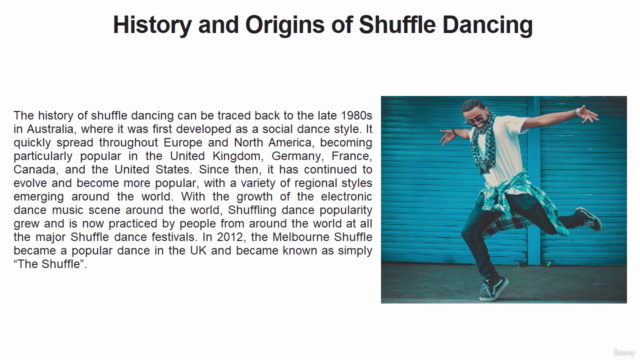 Internationally Accredited Diploma in Shuffle Dance Level 1 – Screenshot 3
