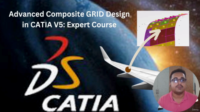 Advanced Composite GRID Design in CATIA V5: Experts' Course – Screenshot 1