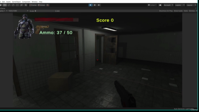 Learn to create 3D FPS course part 1 - Screenshot_03