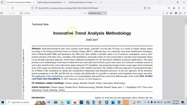 Innovative Trend Analysis (ITA) for Time Series Data – Screenshot 3