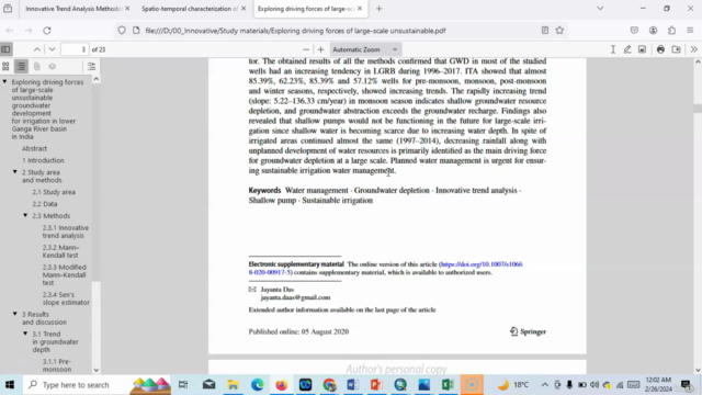 Innovative Trend Analysis (ITA) for Time Series Data – Screenshot 4