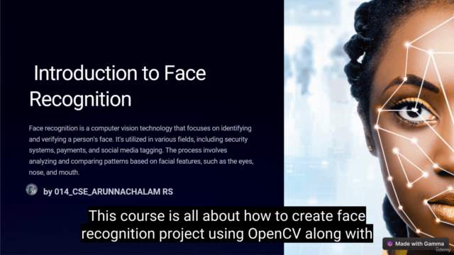 Complete Face Recognition Using SQL Database Project 2025 – Screenshot 1