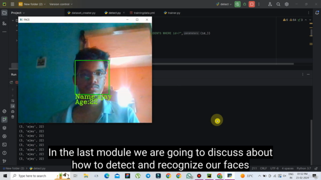 Complete Face Recognition Using SQL Database Project 2025 – Screenshot 3