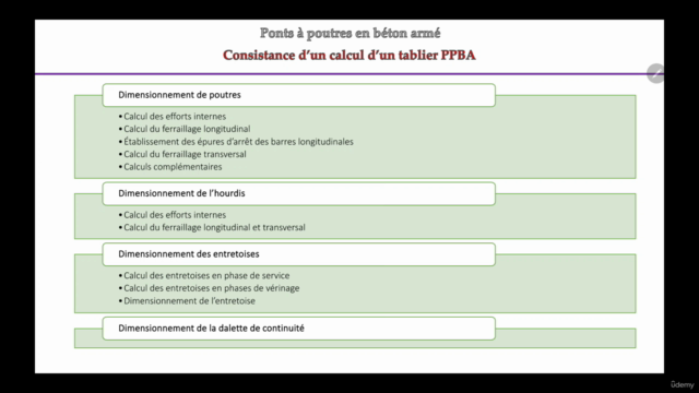 Dimensionnement détaillé d'un tablier de pont à poutre en BA – Screenshot 2