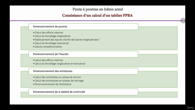 Dimensionnement détaillé d'un tablier de pont à poutre en BA – Screenshot 3