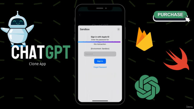 ChatGPT Clone App | In-App Purchase | Firebase | Swift6 | – Screenshot 3