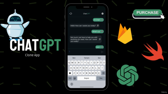 ChatGPT Clone App | In-App Purchase | Firebase | Swift6 | – Screenshot 4