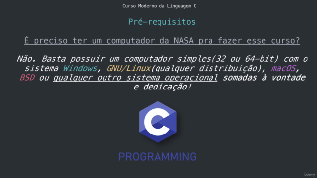 Curso Moderno da Linguagem C – Screenshot 2