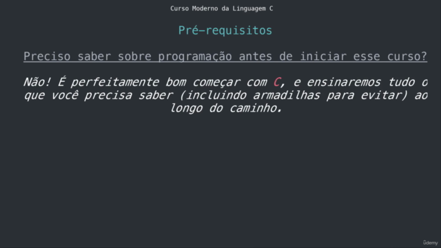 Curso Moderno da Linguagem C – Screenshot 3