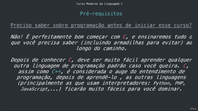 Curso Moderno da Linguagem C – Screenshot 4