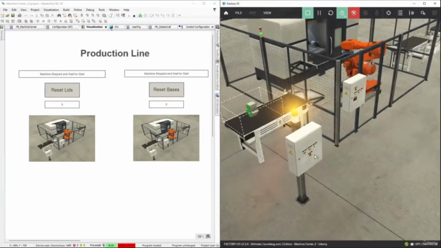 CoDeSys + Factory IO - Programação e Simulação de CLP – Screenshot 3