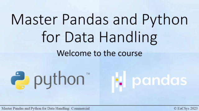 Master Pandas and Python for Data Handling [2025] – Screenshot 1