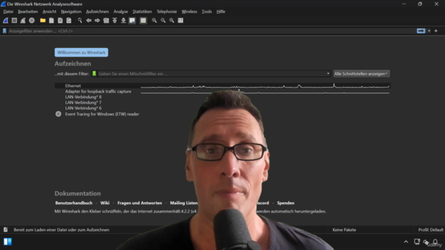 Wireshark Basics: Crashkurs für Einsteiger in 2 Stunden – Screenshot 1