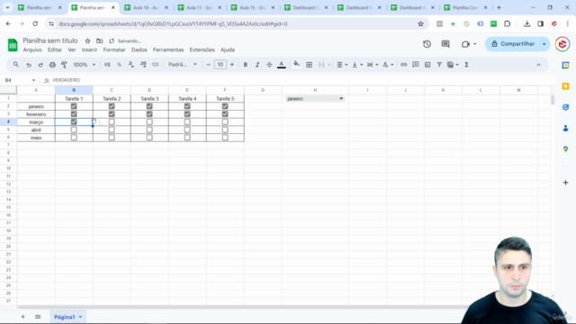Curso de Google Planilhas – Screenshot 1