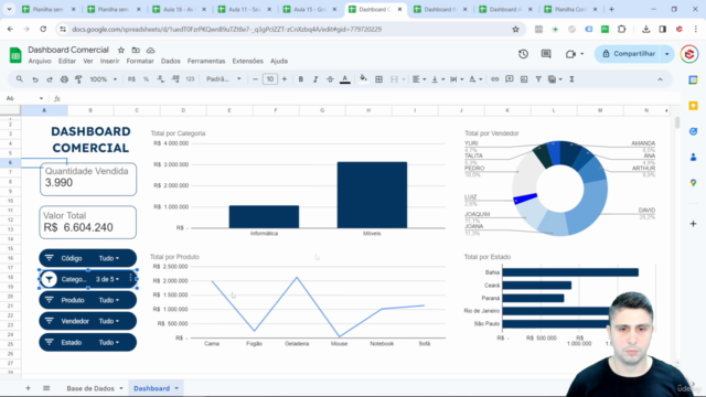 Curso de Google Planilhas – Screenshot 3