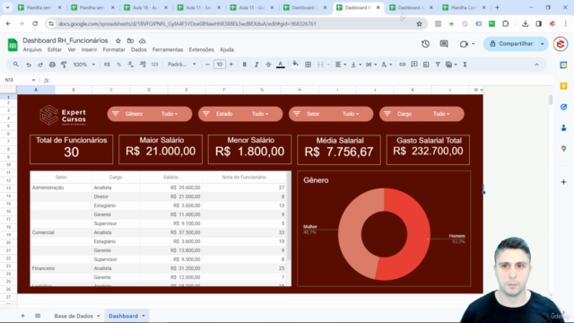Curso de Google Planilhas – Screenshot 4