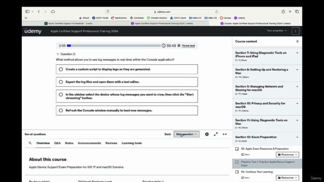 Apple Certified Support Professional Training 2025 – Screenshot 3