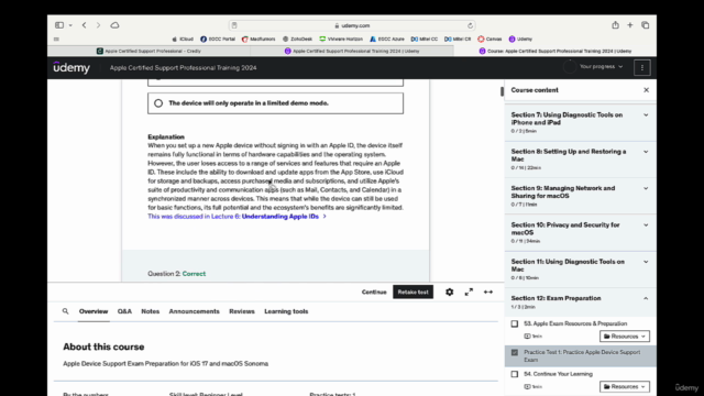 Apple Certified Support Professional Training 2025 – Screenshot 4