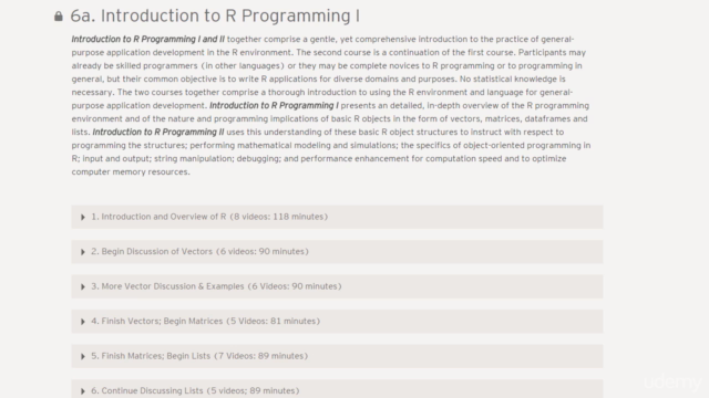 The Comprehensive Programming in R Course - Screenshot_04