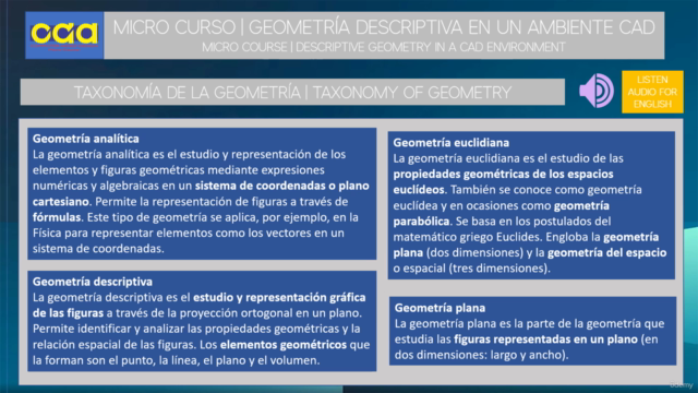 Geometría Descriptiva | Ambiente CAD (Computer Aided Design) – Screenshot 3