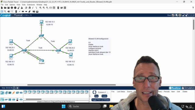 Cisco Packet Tracer: Aufbau einer Testumgebung – Screenshot 4