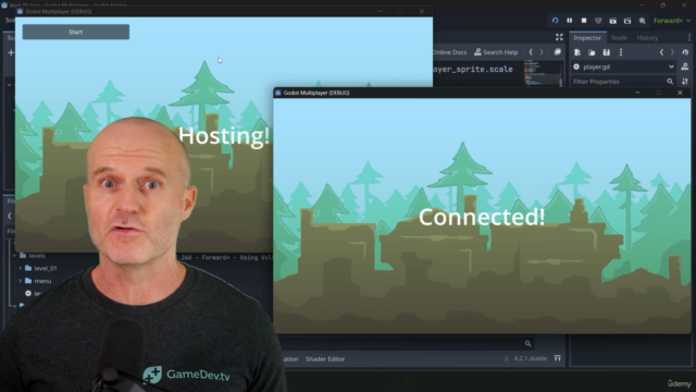 Godot 4 Multiplayer: Make Your Own Online Game – Screenshot 1
