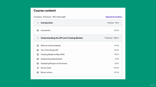 Consuming RESTful API in SwiftUI Apps - Mini Course – Screenshot 4