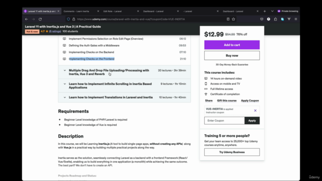 Laravel 11 with Inertia.js and Vue 3 | A Practical Guide – Screenshot 3