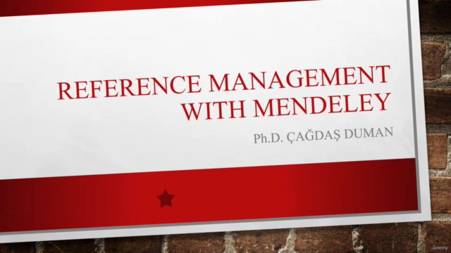 Reference Management with Mendeley – Screenshot 1