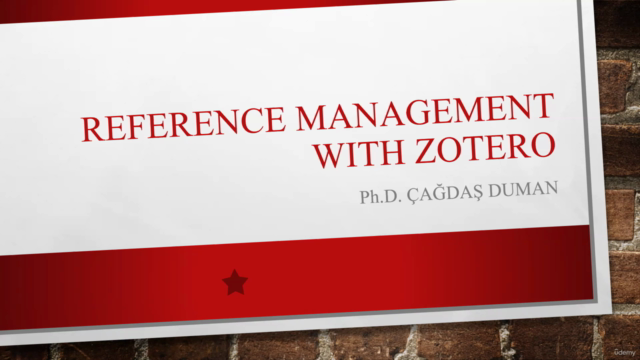 Reference Management with Zotero – Screenshot 1