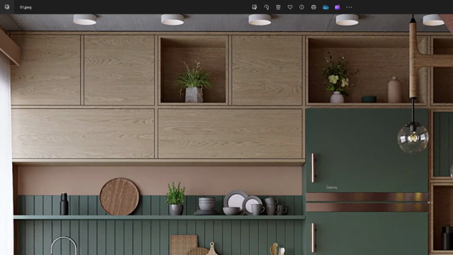 Interior Design in 3Ds Max and Corona Renderer | Kitchen - Screenshot_04