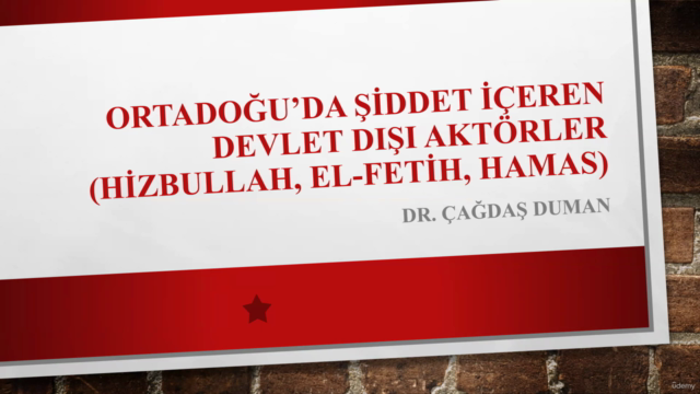 Ortadoğu'da Şiddet İçeren Devlet Dışı Aktörler – Screenshot 1