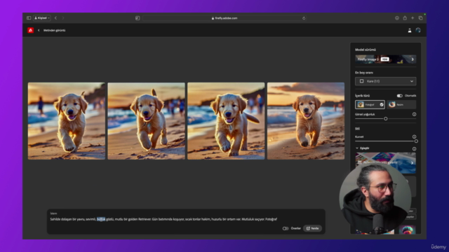 Adobe Firefly + Photoshop Yapay Zeka Görsel Oluşturma – Screenshot 1