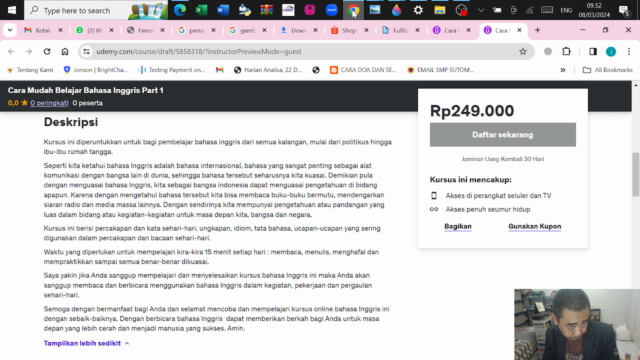 Cara Mudah Belajar Bahasa Inggris Part 1 – Screenshot 1