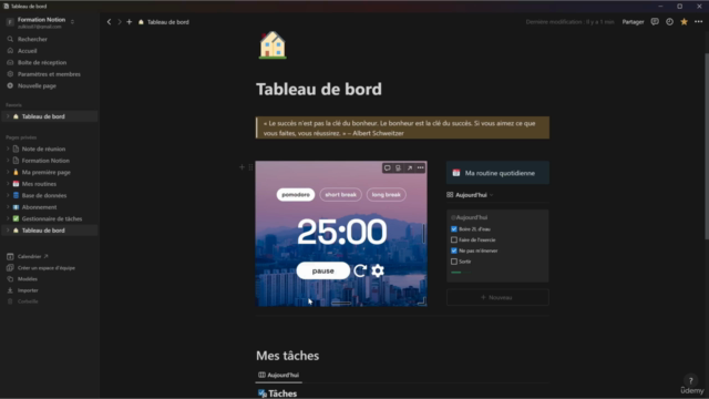 Notion : la formation complète pour booster sa productivité – Screenshot 1