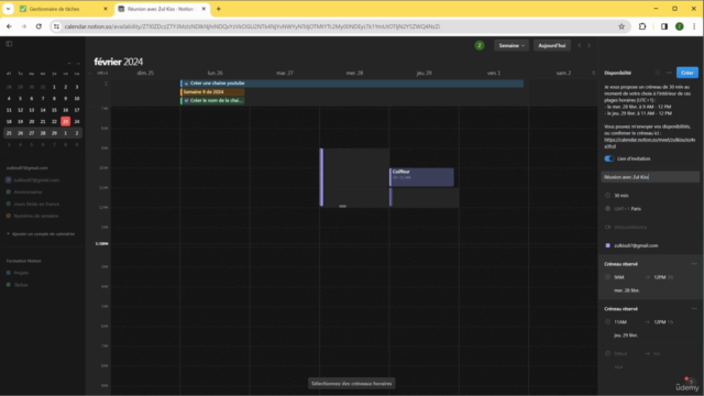 Notion : la formation complète pour booster sa productivité – Screenshot 4