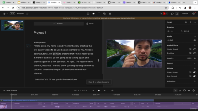 Video Editing & Thumbnail Creation with AI - Screenshot_01