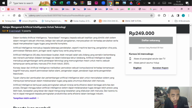 Belajar Mengenal Artificial Intelligence Untuk Teknologi – Screenshot 1