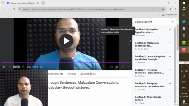 Learn Spoken Malayalam for Absolute Beginners – Screenshot 1