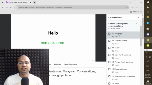Learn Spoken Malayalam for Absolute Beginners – Screenshot 3