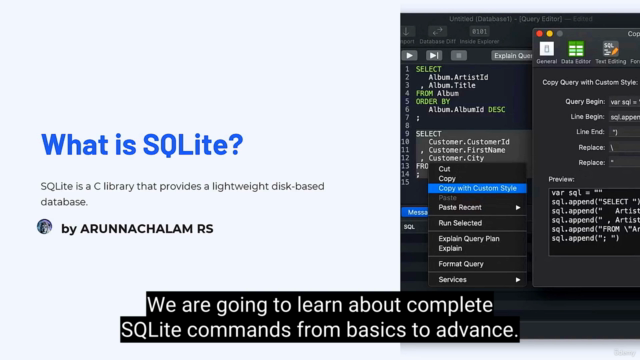 SQLite Ultimate Course 2025 : From Zero to SQL Expert – Screenshot 1