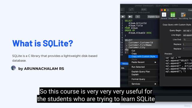 SQLite Ultimate Course 2025 : From Zero to SQL Expert – Screenshot 3